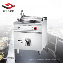 Free Standing Hotel Restaurant Supplies 100L Stainless Steel Industrial Large Gas  Soup Kettle